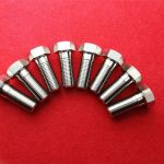 ສະແຕນເລດ stee304 ໝູນ ວຽນສະກູ / hexagon head bolt ss 304 truss head bolt