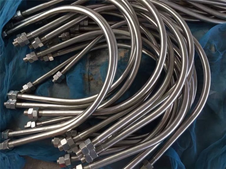 alloy825 en 2.4858 ສະແຕນເລດ u bolt alloy718 en2.4668 ຈາກປະເທດຈີນ