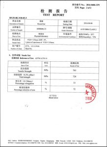 ໃບຢັ້ງຢືນ ສຳ ລັບ A193 B8M CL2