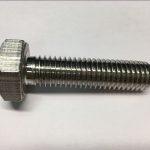 ເຫຼັກສະແຕນເລດ 316 304 a2 a4 b8 b8m hex bolt ISO4017 din933 hetagon bolt
